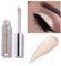 Allbesta Fard à paupières longue durée Liquide Maquillage Métaux chatoyants Stylo brillant Ombre à paupières imperméable (#101)