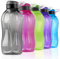Yeahshion Botella de Agua Reutilizable de 1500 ml con Asa, Botella de Agua Deportiva Portátil de 1,5 Litros a Prueba de Fugas sin BPA para Gimnasio, Camping, Viajes, Trabajo, Gris