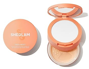 SHEGLAM Insta-Ready Face Powder Polveri fissanti sciolti sotto gli occhi - Lino naturale