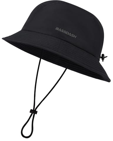 Bassdash UPF50+ Sombrero de Pescador de Pesca para Hombres y Mujeres, Ligero, Resistente al Agua, Plegable, para Verano al Aire Libre, Sombreros para el Sol FH13
