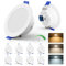 HOMEOW LED Einbaustrahler 230V Dimmbar, LED Spots 6W 700LM IP65, Einbaustrahler LED 68-80mm Lochmaß, Einbauleuchten Deckenspots Warmweiß 2700K, Neutralweiß 4000K und Kaltweiß 6000K, 10er Set