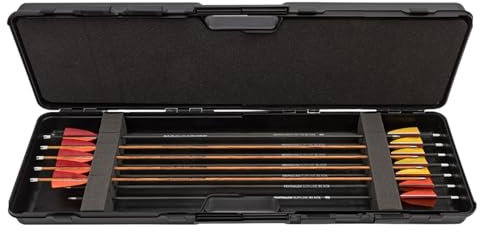 BEARPAW PRODUCTS Pfeilkoffer Bogenschießen - 82,5 cm Pfeilbox für Pfeile und Bogenausrüstung Harte Pfeilgehäuse und robuste Pfeilhülle für Bogenschützen Pfeilaufbewahrungsköcher für Outdoor & Jagd