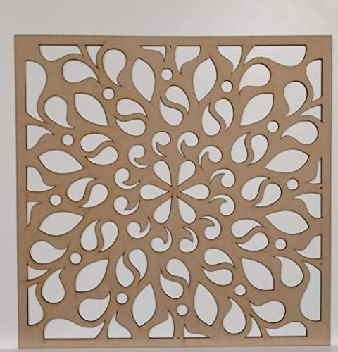 LaserKris Pannello decorativo 600X600mm 262-8 del MDF perforato della parete del Governo del radiatore