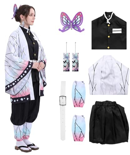 Alaiyaky Black Cosplay Costume, Anime Cosplay Halloween Party Costumes for Women (Medium, Cosplay4)
