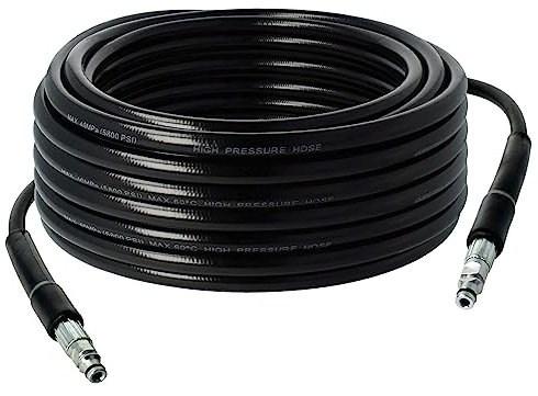 vhbw 20m High-Pressure Hose Compatible with Kärcher K 7.85M-WB *EUR, K 7.85M-WB *GB High-Pressure Cleaner - Iron Thread