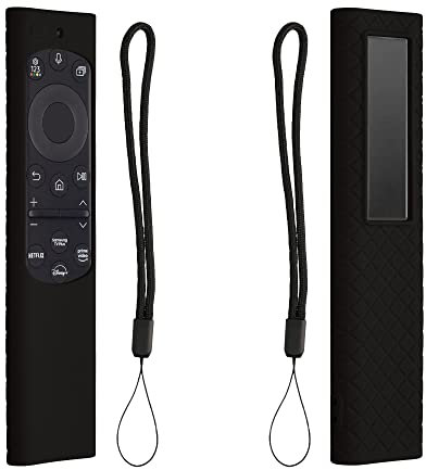 kwmobile Hülle Fernbedienung kompatibel mit Samsung Smart TV TM2280e BN59-01385 / BN59-01386 / BN59-01391A Hülle - Silikon Case für TV Zubehör in Schwarz