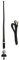 Car Radio Passive Antenna, Soft Rubber Built in Amplifier Flexible Mast FM AM Stereo Antennae for Boat Car RV Motorhome ATV UTV Tractor Motorcycle Yacht