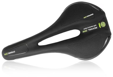 HERCHR Mountain Bike Saddle, Soft Ergonomic Bike Seat Water Proof Breathable Universal Comfortable Shockproof Bicycle Saddle Padded Replacement for MTB, Road Bicycle and EBikes Riding