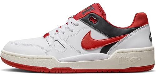 Nike Herren Full Force Lo Sneaker, White Mystic Red Black Sail, 45 EU