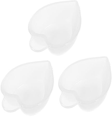Operitacx 3 Pz Bicchiere di plastica tazze di vernice misurino cucchiaio tazza di miscelazione elettrica tazze campione versare liquido tazza di agitazione misurini Gel di silice Transparent