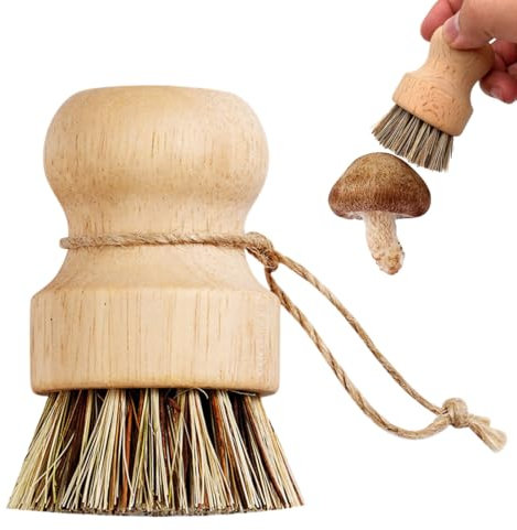 OHREN Spazzola per Funghi, Spazzola da Cucina, Spazzola per Verdure per la Pulizia di Funghi e Verdure