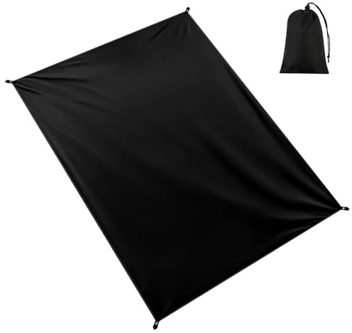 Opvixi Tent Footprint, Waterproof Camping Tarp, 87 x 59 Ultralight Tent Floor Mat with Storage Bag for Outdoors Ground Camping Hiking Backpacking Beach