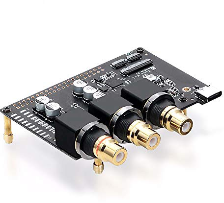 Khadas Tone Board Audio de alta resolución USB DAC basado en chip ES9038Q2M XMOS XU208 de 32 bits Tarjeta de sonido externa con entrada S / PDIF