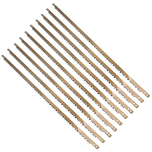 AB Tools - Lot de 10 lames de scie à archet extra longues 76 cm en Acier à haute vitesse pour Bois