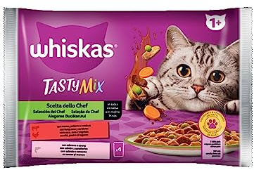 Whiskas Våt mat för katter Urval av kocken i Salsa 4x85g