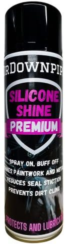 Motorcycle Silicone Shine Premium, 500 Millilitres - Motorcycle Shine Spray Silicon Spray- Protects And Helps To Prevent Dirt Cling