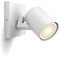 Philips Hue White Ambiance Runner 1er Spot + Dimmschalter weiß, inkl. 1x5W GU10 LED Lampe, dimmbar, alle Weißschattierungen, steuerbar via App, kompatibel mit Amazon Alexa (Echo, Echo Dot)
