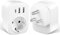 Carehabi Adaptateur Prise Afrique du Sud, Prise Inde Adaptateur Francais avec 2 USB-A et 1 USB-C, Adaptateur Type M, Prise Type M pour Afrique du Sud/Inde/Sri Lanka/Namibie/Swaziland/Népal