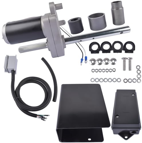 Woosphy 1824200100 Electric Powered Trailer Jack Kit Replacement for 12000 Lbs Landing Gear Single Speed 12VDC
