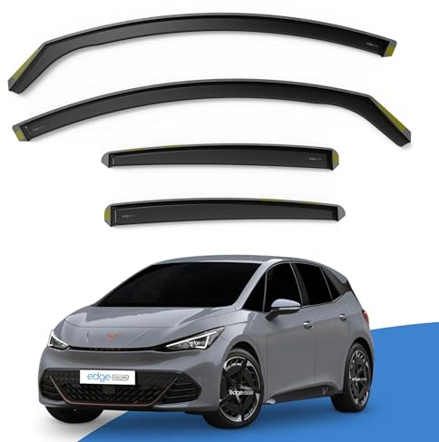 EdgeVisors Wind Deflectors for Cupra Born MK1 Door 5 Door Hatchback 4pc | 4pc Set, In-Channel Rain Guards & Accessories