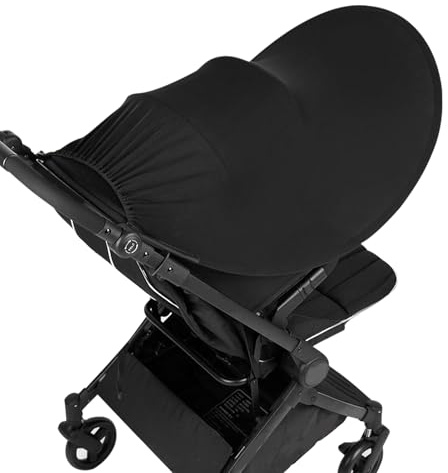 Protection Solaire pour Poussette Voile d'Bébé Universel | Extensible Ajustable Anti UV Pliable Siège Auto Accessoire Été