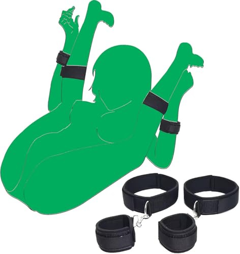 Fluffy Fuzzy Hand Cuff Set Handcuffs for Adults Grownups Bedroom Sex Handcuff Hand Cuff Bracelets Sex Tie Up Set Women Bed Restraint for Queen Sized Bed Restraints Belts for Wrists and Ankles Sweater