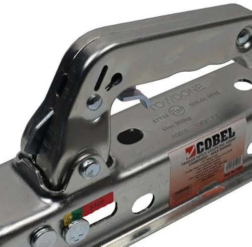 COBEL 50mm Unbraked Trailer Hitch Coupling for 50mm Drawbar Max 800kg 9295