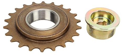 RiToEasysports Mountain Bike Freewheel, Durable Iron Chain Sprocket with Adapter 22T for Electric Bicycle Commuters, Mountain Riders and Urban Cyclists