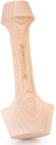 SELPONT Pastry Tamper- Wooden Pastry- Double Ended- Dough Tart Tamper- Baking Tool- Shaping Kitchen Tool