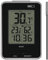 EMOS Digitales Thermometer mit Außensensor, Innen- und Außenthermometer und Hygrometer, Anzeige Min. und Max. Messwerte, Wecker mit Snooze-Funktion, batteriebetrieben, Silbern