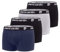 Pierre Cardin Herren PC/1/BC/Pk4 Retroshorts, Schwarz 2, L (4er Pack)