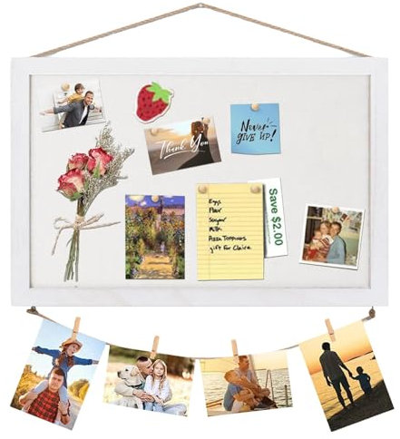 Office Cork Board - Cork Board mit Leinen, Memo Cork Board | Büro Korkbrett mit Wandmontage Bulletin Board, praktischer Wandkalender Kork Bulletin Board für Schlafzimmer, Küche, Geschäft oder Laden