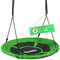 ZERRO Nestschaukel Outdoor & Indoor bis zu 150kg Höhenverstellbare Ø100cm Netzschaukel für Kinder und Erwachsene,Grün