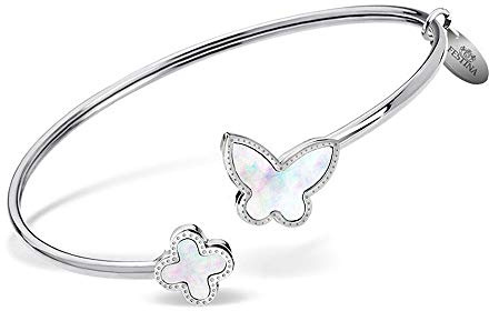 Festina Armreif Schmetterling F30000/1 Edelstahl silber Damen Armband JLS30000-1 Edelstahl Armband