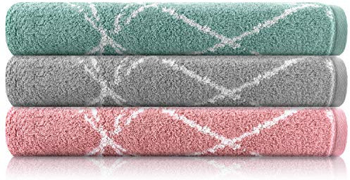 Lavea Handtuch, Jade, 50 x 100 cm Premium Frotteeserie Marble | 100% Bio Baumwolle