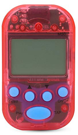 Tempo Metronome,Portable Mini Metronome Multi functional Digital Beat Tempo suitable for Piano Violin Guitar Drum (Red)