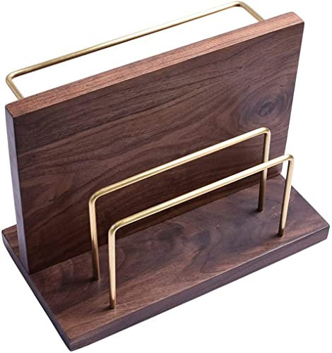 Portacoltelli in Legno Naturale Massiccio Tagliere Coltello portacoltelli magnetici Supporto Multifunzionale per coltelli da banco