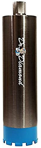 Dr. Diamond | Corona de perforación de diamante y broca de núcleo de hormigón con alojamiento de 1 1/4 pulgadas y longitud útil de 450 mm para perforación en seco y húmedo | diámetro de 52 mm