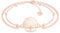 SERASAR Silber Armband Damen Schmuck 925 Sterling 18 Karat Rosegold Kette Mädchen Armreif Geschenk Idee Valentinstag Jahrestag Geburtstag Geschenke für Frauen