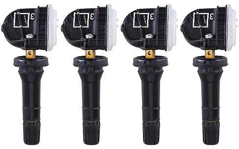 BYNYXI 4 Stück RDKS Reifendrucksensor TPMS Sensor für Ford B-Max C-Max Ecosport Fiesta Focus Mondeo Kuga Reifendruck Kontrollsystemsensoren 1862980 V25721237 RDKS Sensor Metallventil