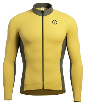 INBIKE Maillot de Ciclismo Térmico Invierno Secado Rápido Maillot MTB con Mangas Largas Polar Cálido Camiseta para Deportes al Aire Libre Bicicleta Elástico