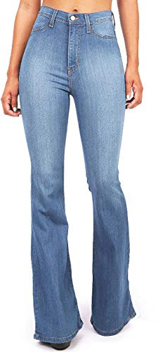 Damutsvängda byxor, jeans, hög midja, tygbyxor, bootcut, jeans, skinny fit, höftjeans, push-up, denimbyxor, sexiga stretchbyxor, eleganta, utsvängda byxor, tunna tubjeans, fritidsbyxor