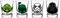 Star Wars Glass Set - 2 oz. Capacity - Set of 4 Glasses - Darth Vader, Yoda, Boba Fett, Stormtrooper