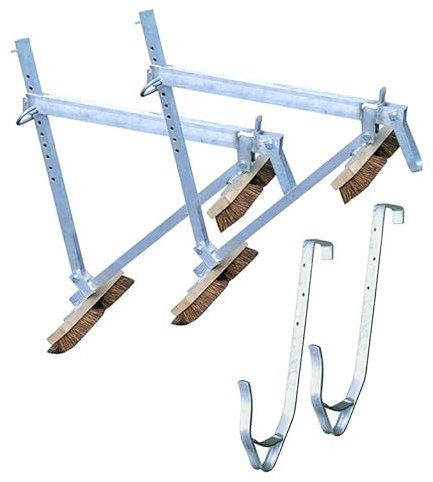 2x Müba Besengerüst Schieferbock Dachdeckerstuhl inkl. 2x Dachhaken