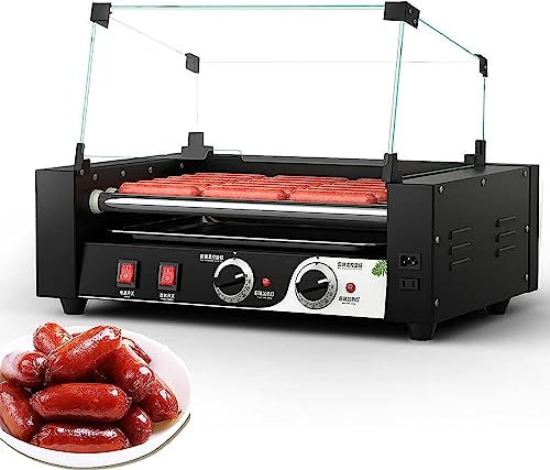 macchina per hot dog Rullo Commerciale For Salsicce A 7/9 Rulli Macchina A Rulli For Hot Dog, Girarrosto Automatico For Salsicce Antiaderente, For Hot Dog, Involtini Di Uova, Cani Vegetariani, Salsicc