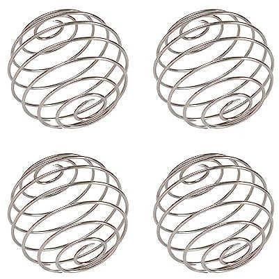 DSOUWEH 4 Pezzi Shaker Ball in Acciaio Inossidabile Durevole per un'efficiente miscelazione di proteine ​​in Bottiglie Adatte per Bottiglie in Acciaio Inossidabile