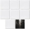 MR.R Sublimation Blanks Ceramic Tiles Coaster for Crafts,8 PCS White Glossy Ceramic Tiles for Heat Press