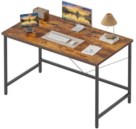 Mericonia Computer Desk, 80 x 50 cm Small Desk Study Writing Table for Small Space, Modern Simple PC Desk, Brown
