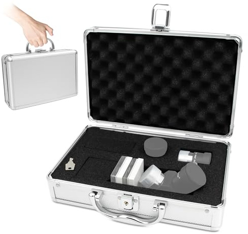 Alstar Telescope Eyepiece & Filter Accessory Case Fits 1.25 Inch Telescope Eyepiece Kit, Barlow Lens, Diagonal Mirror and Telescope Filters, Aluminium Storage Carrying Case Secure Accessories Safely