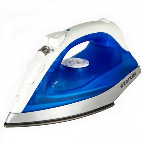 STATUS Memphis Iron, Clothes Steam Iron, 1200W, White/Blue, MEMPHISIRON1PKB4